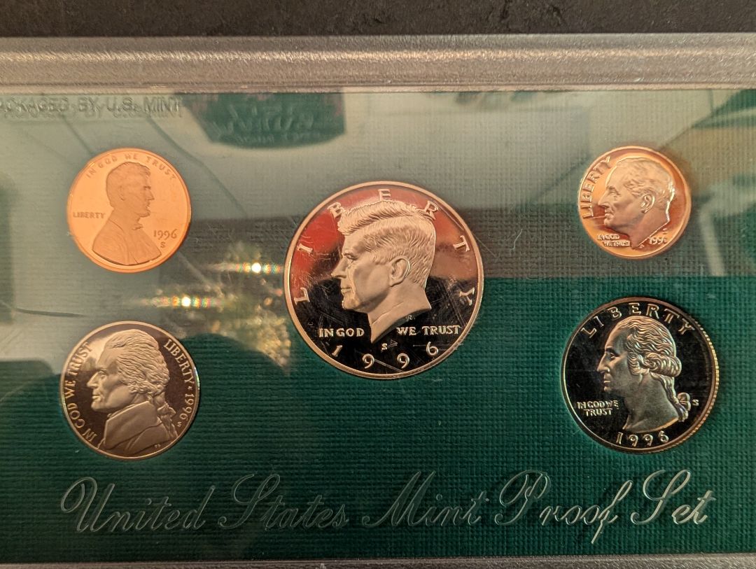 1996 mint proof set