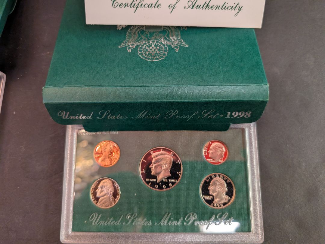 1998 mint proof set