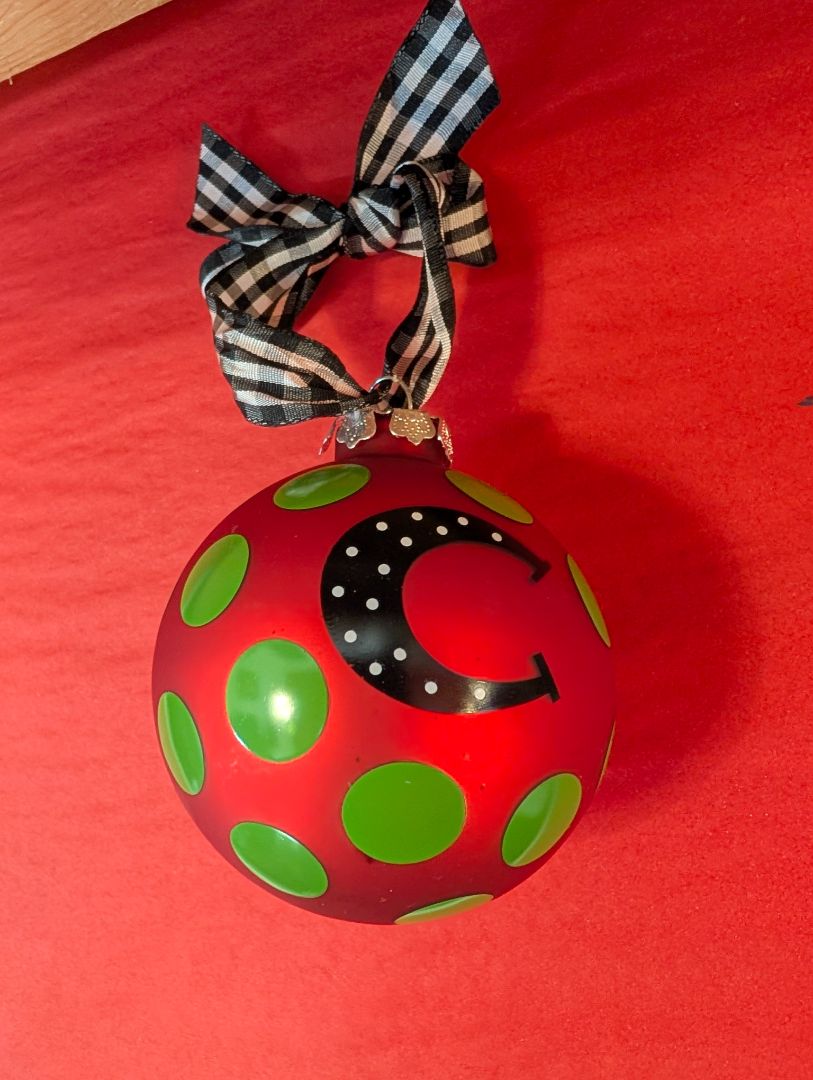 Tree ornament C red