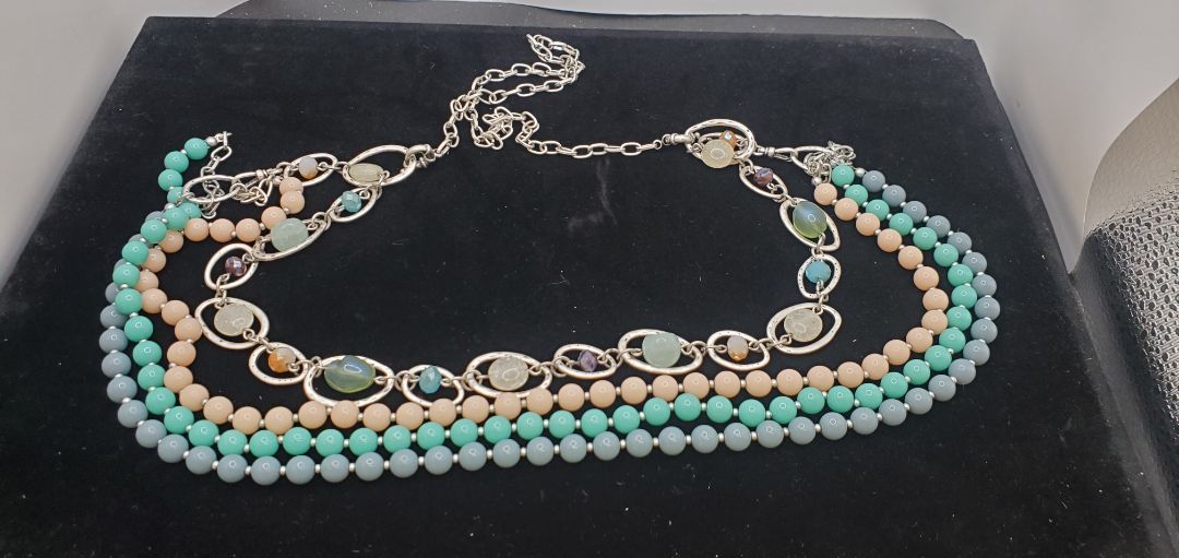 Pastel Layered Necklace