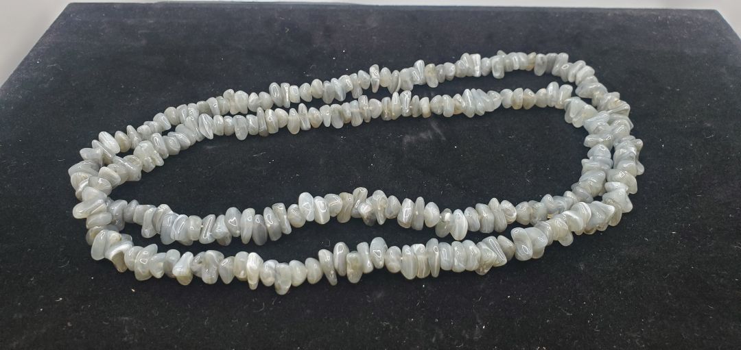 Faux Polished Agate Costume Necklace