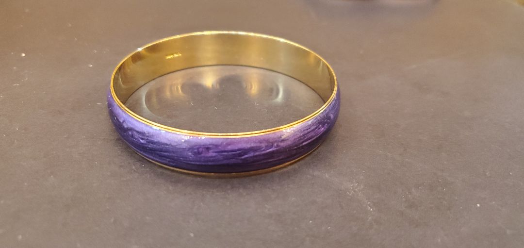 AVON Purple Swirl Bangle