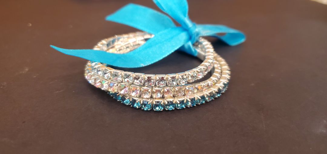 Aurora Theme Rhinestone Bracelet Set