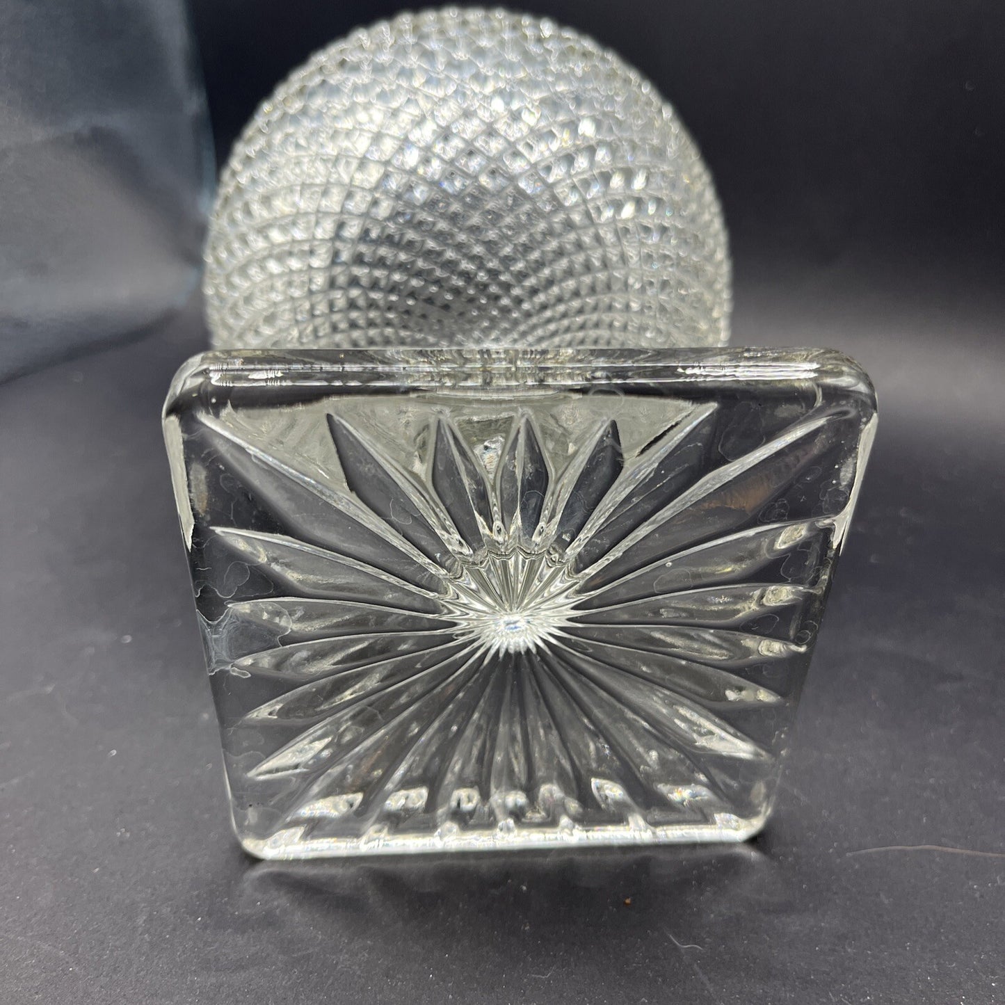 Vintage Blown Glass Ivy Ball