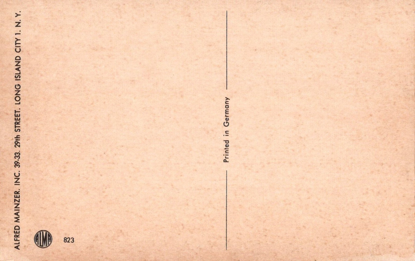 Fluffy Orange Blue Eyed Kitten Cat Animal Mainzer 823 Postcard