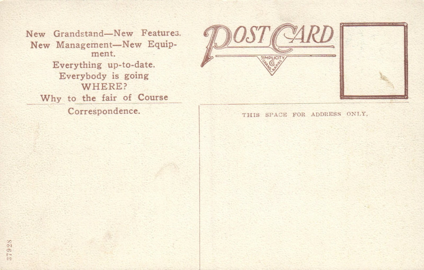 Greater Michigan Fair, Grand Rapids Michigan Mich MI Postcard cows bulls