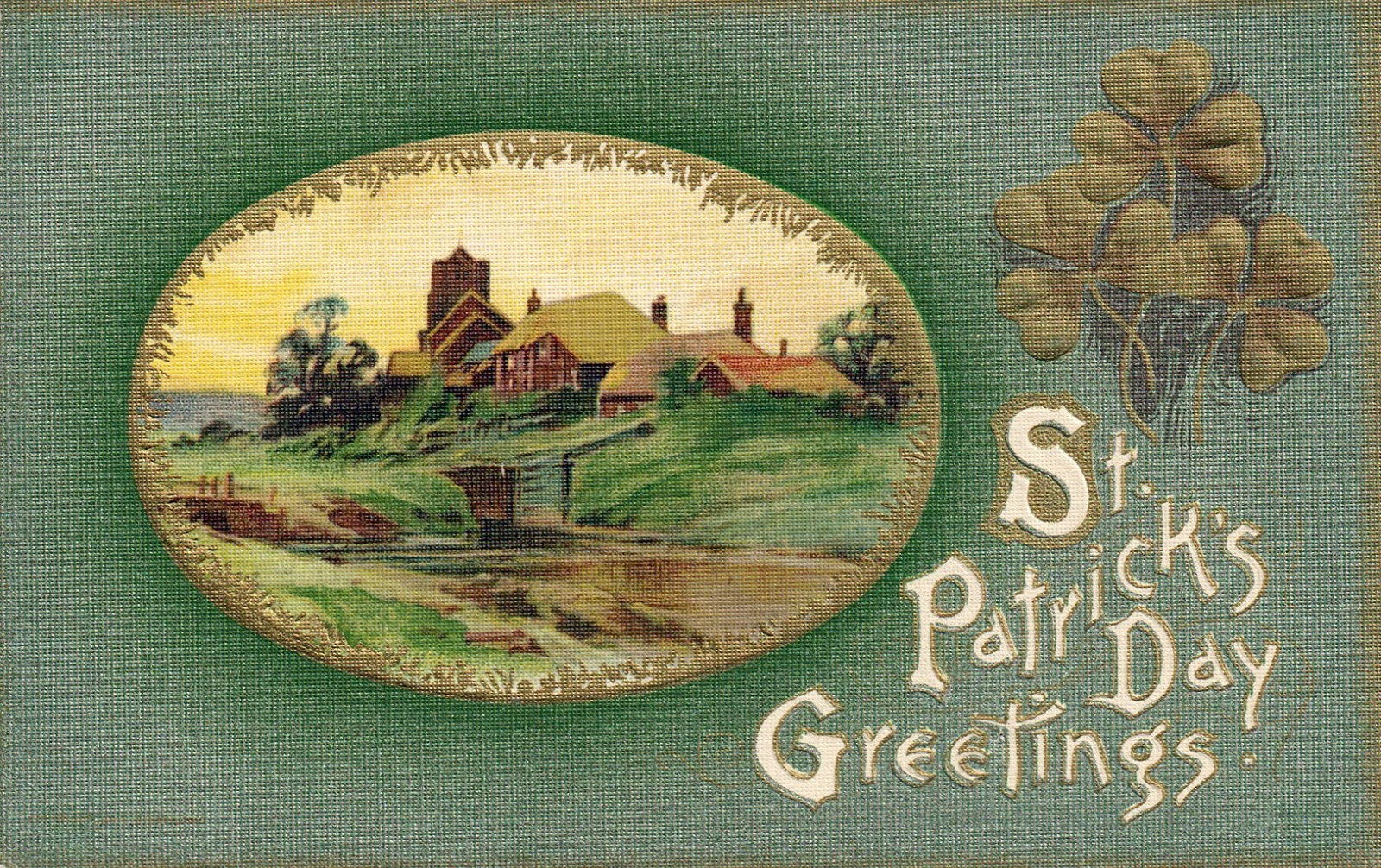 Winsch St Patrick's Day Irish Ireland Scenic Village