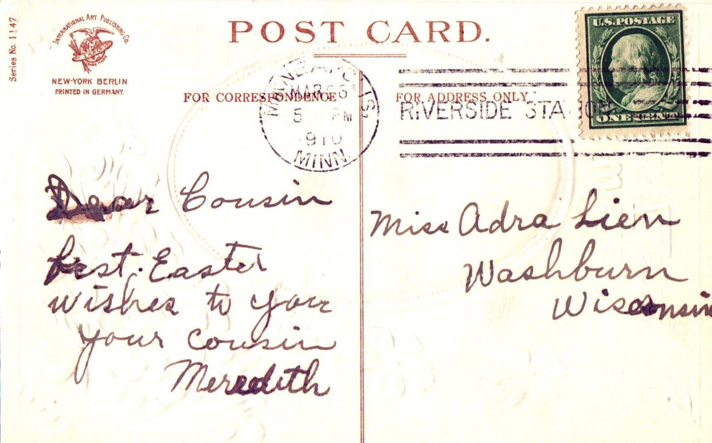 Best Wishes For Easter Angel With Flowers Beautiful Vintage Easter Postcard