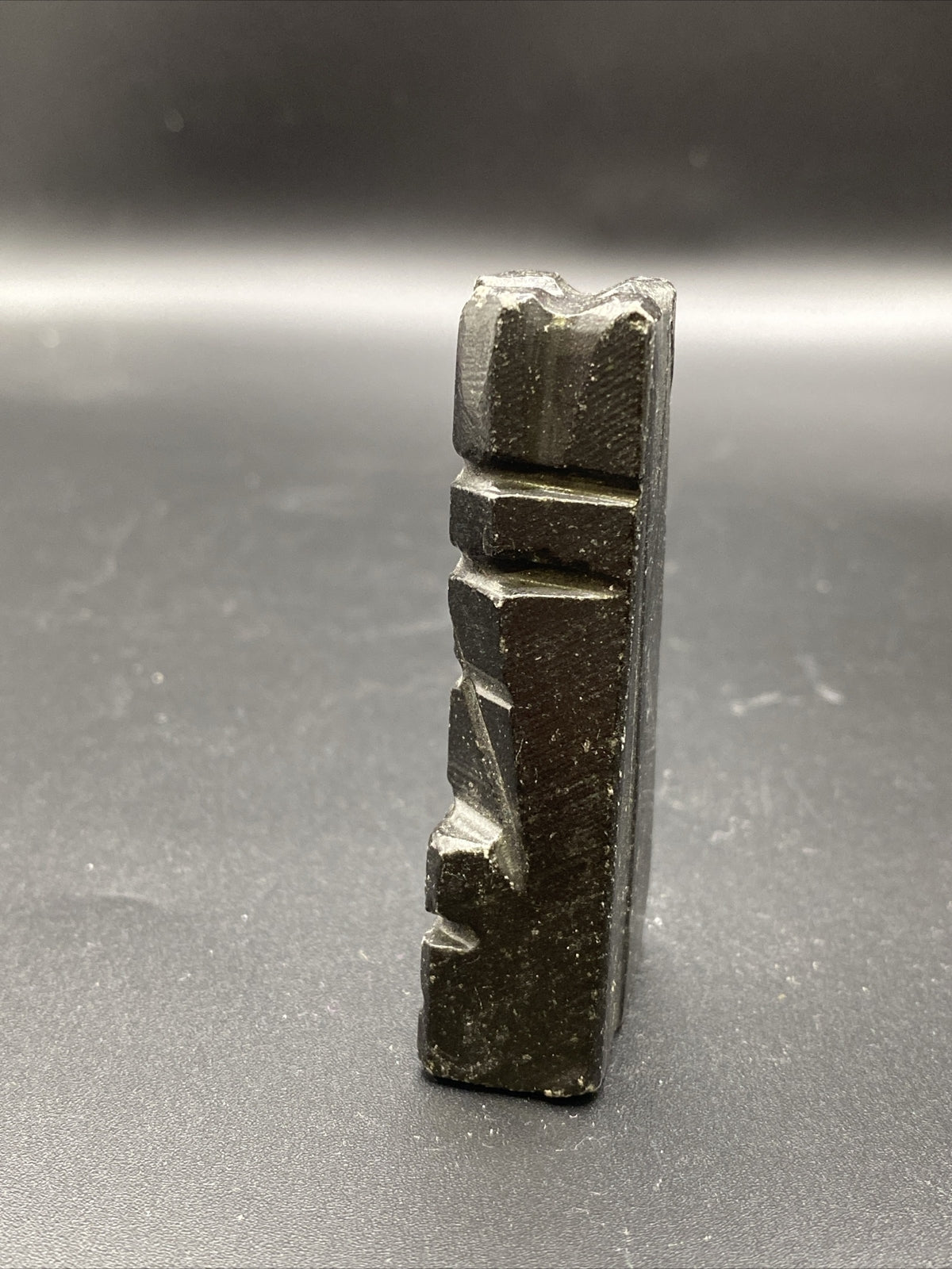 2 1/2 " BLACK Marble  Onyx Stone Replacement Chess Piece