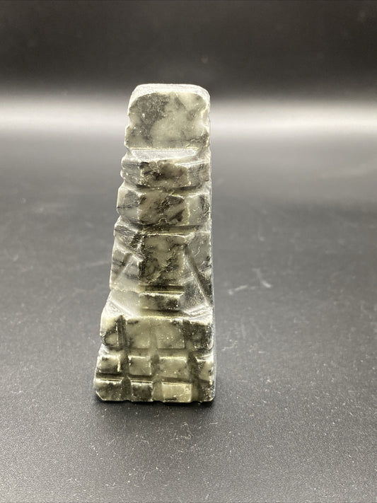 3" GREY GRAY KING Marble  Onyx Stone Replacement Chess Piece