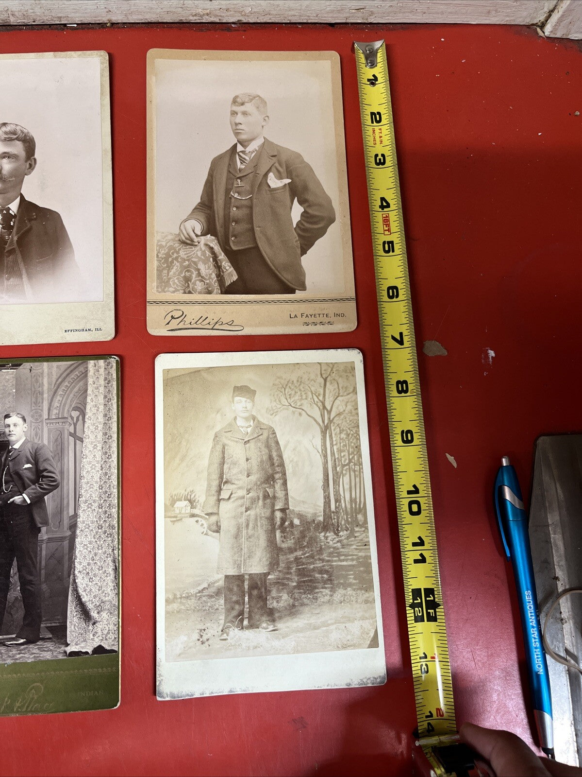 antique cabinet card lot of 6