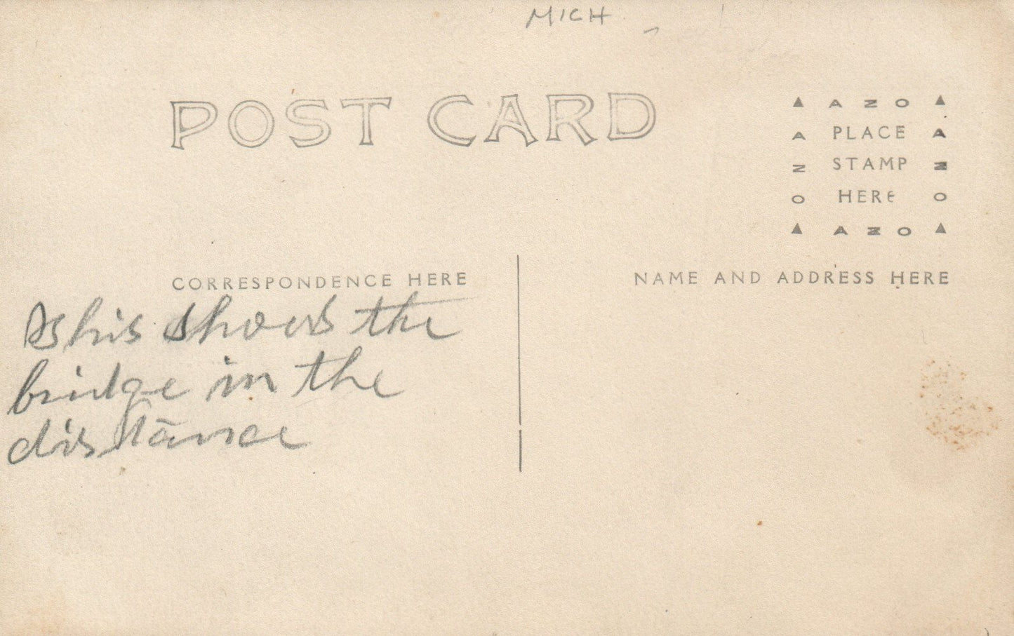 Main St W Lyons Michigan MI Mich Postcard RPPC 1904-18