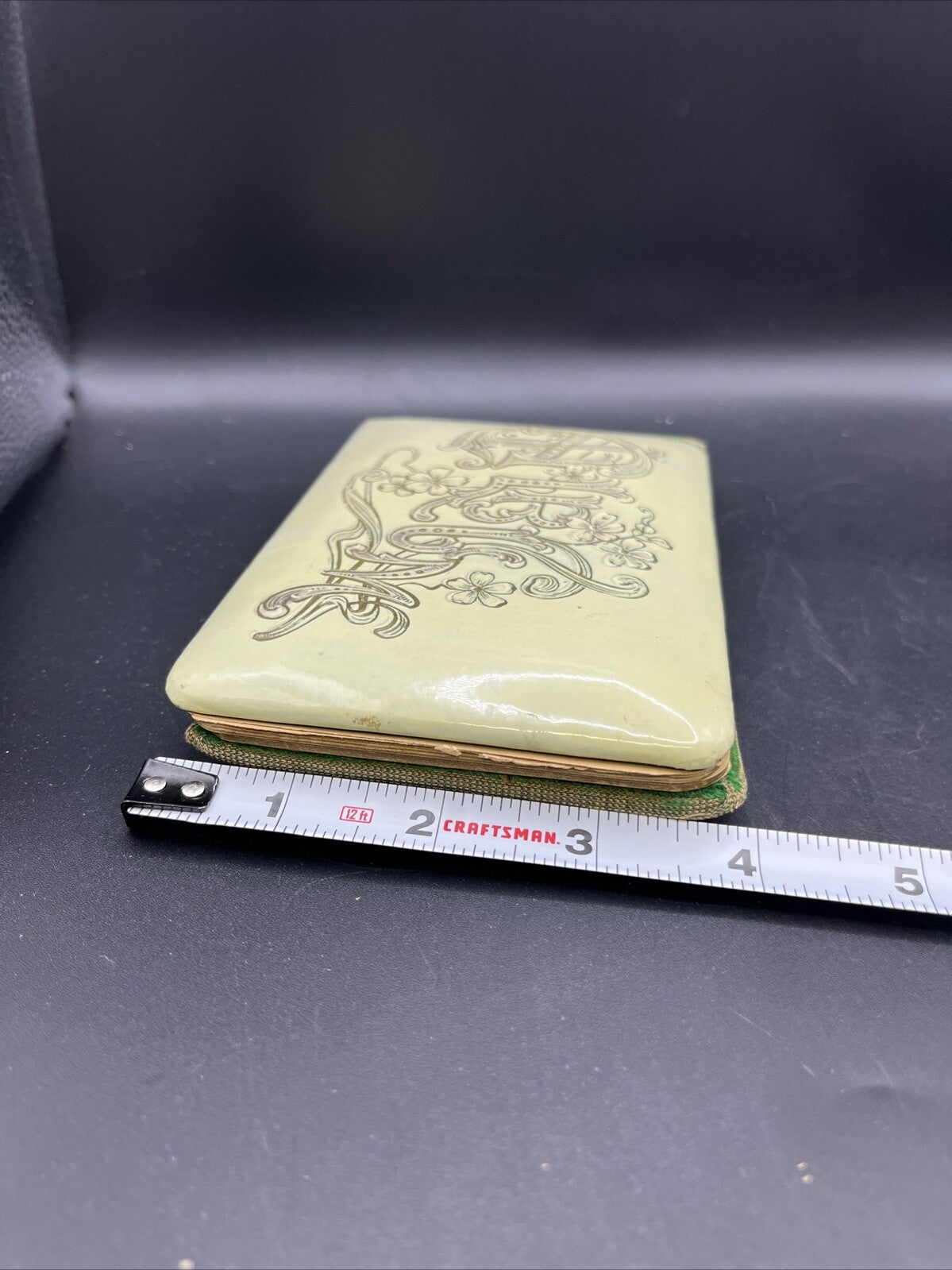 Antique 1900s Autograph Book Album with Signatures & Messages. 6" X 4”