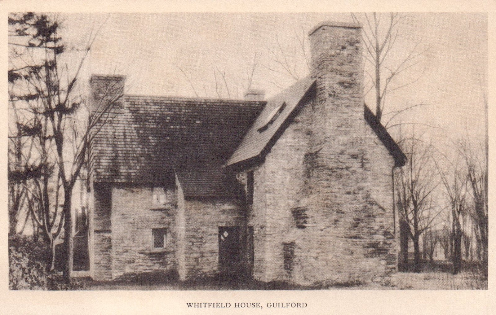 Whitfield House in Guilford CT Connecticut Postcard