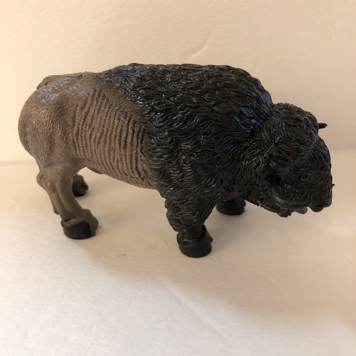 American Bison Buffalo Toy Hard Plastic Western Americana c1998