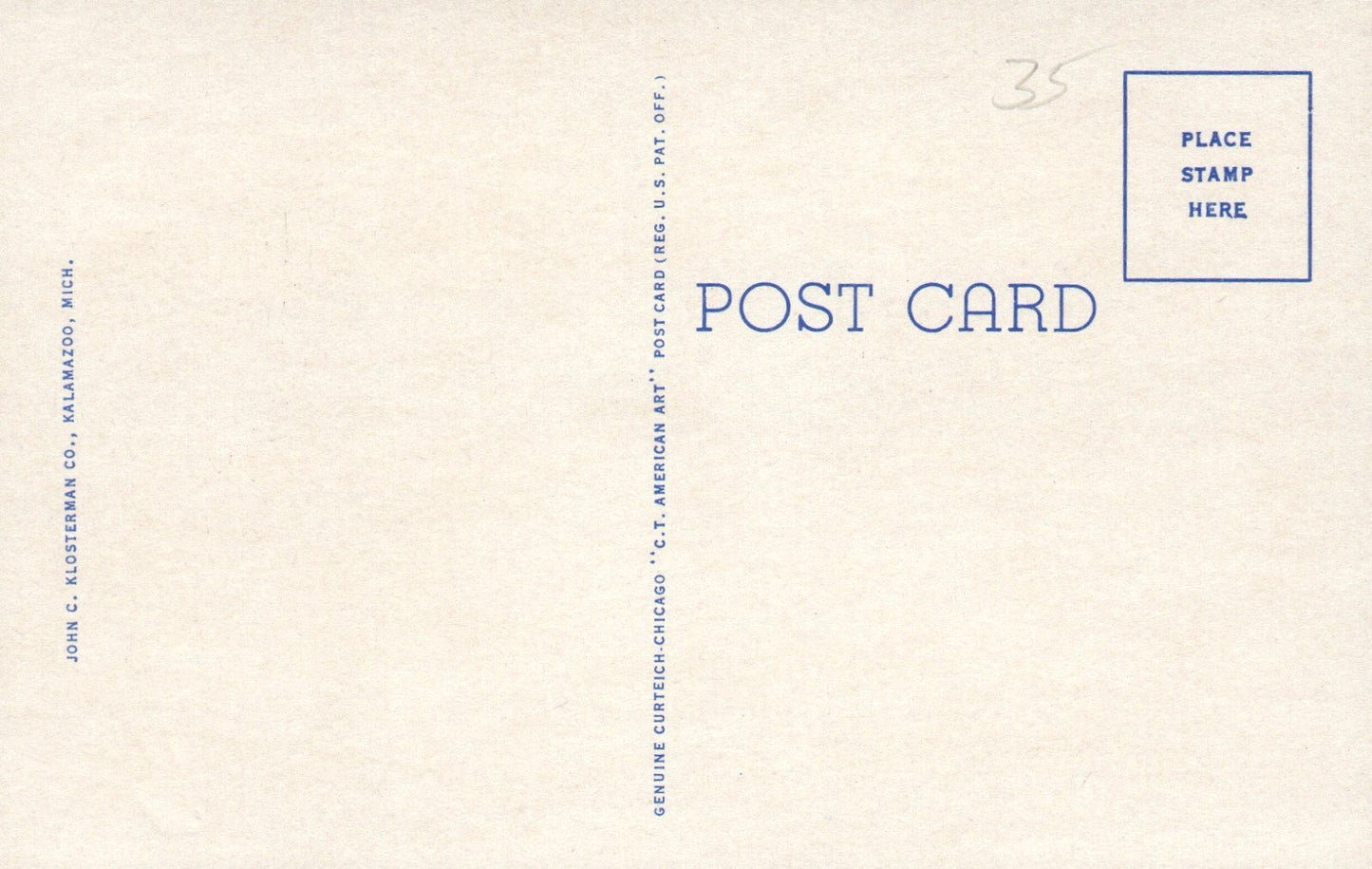 Celery Fields "The Celery City" in Kalamazoo MI Michigan Postcard