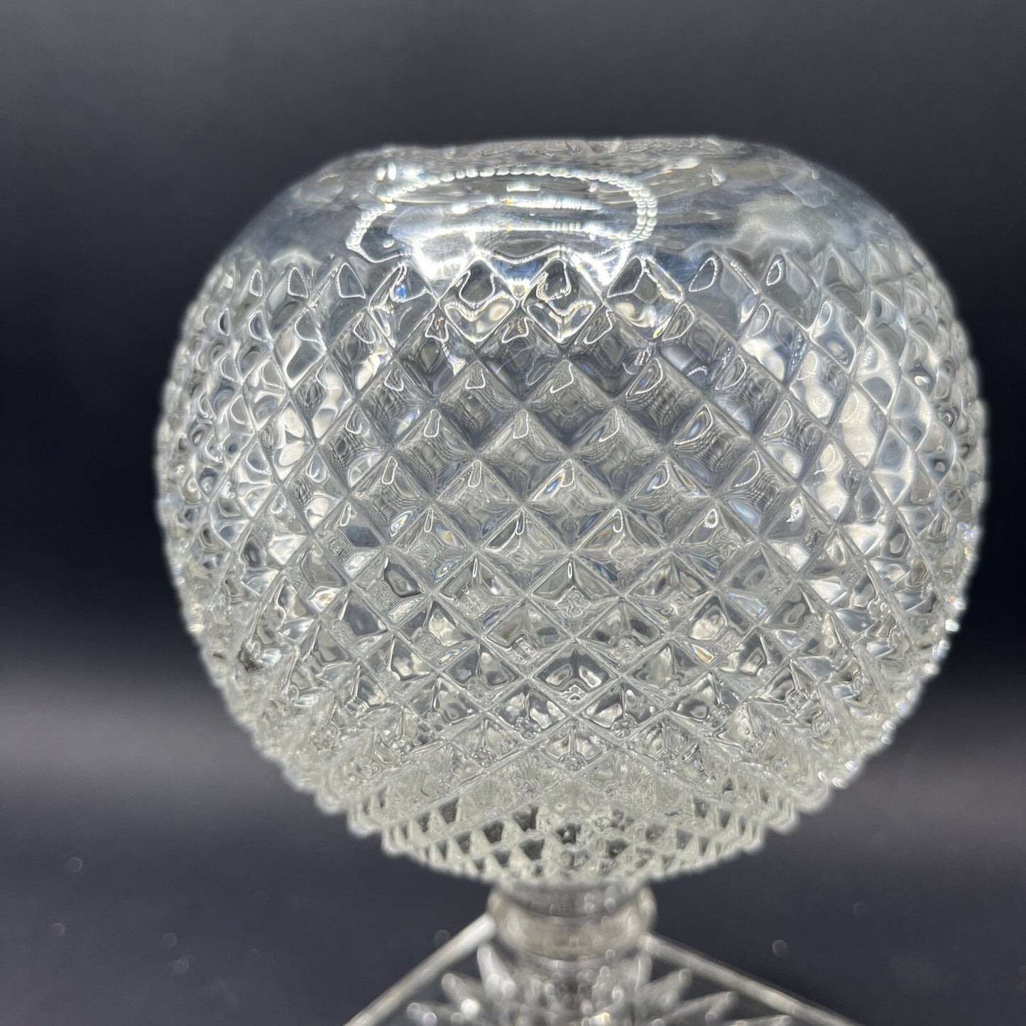 Vintage Blown Glass Ivy Ball