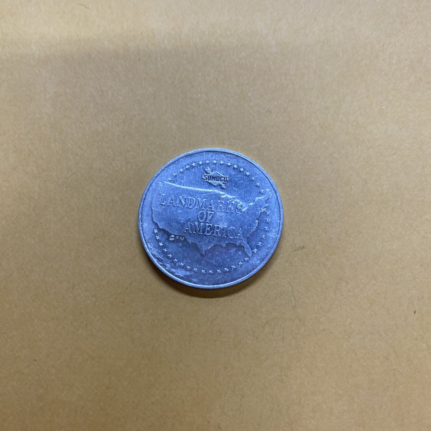 Vintage Gateway Arch MO Sunoco Oil Commemorative Token Landmarks of America Line