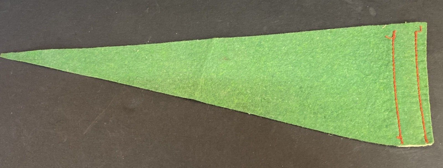 RARE 1940's Michigan State Fair Detroit Small Flag Pennant 12" x 3.5" FELT