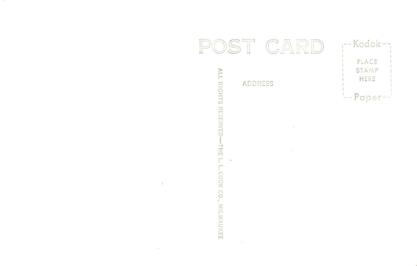 Real Photo of Kalamazoo River in Allegan MI Michigan Mich Postcard