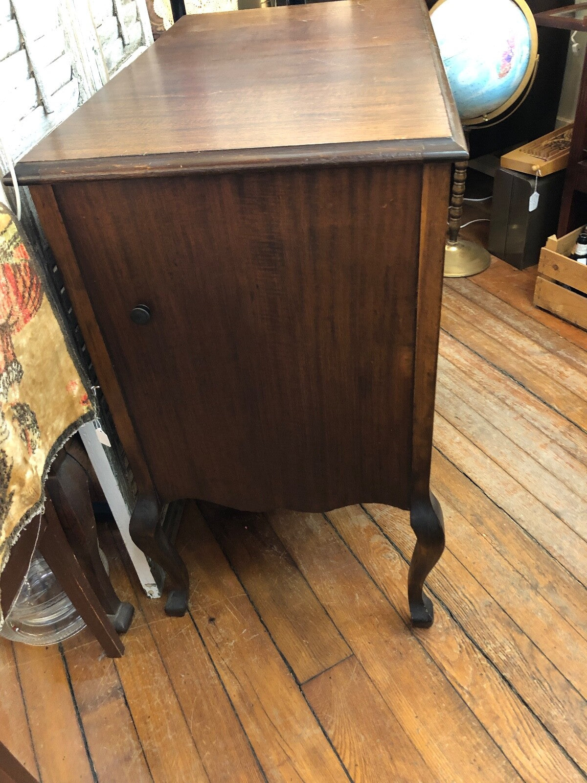 Working Antique Sonora Victrola Record Player Queen Anne 1920's with Video!