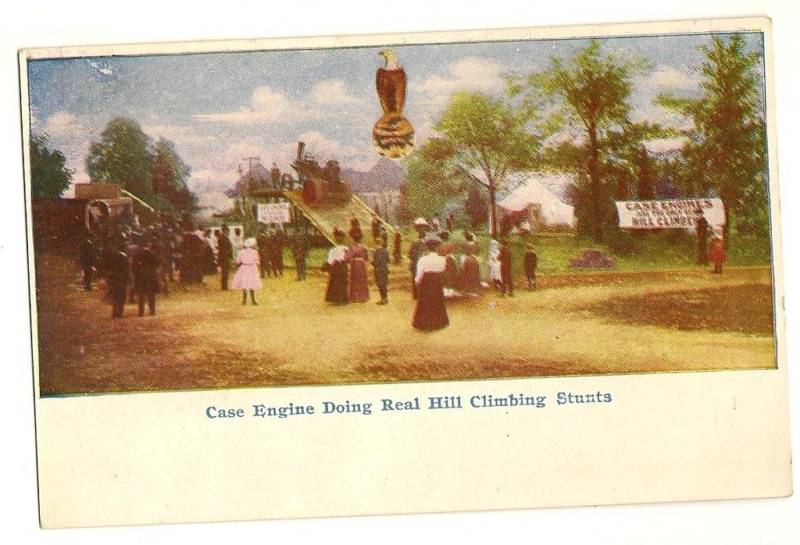 Case Engine Doing Real Hill Climbing Stunts Advertising