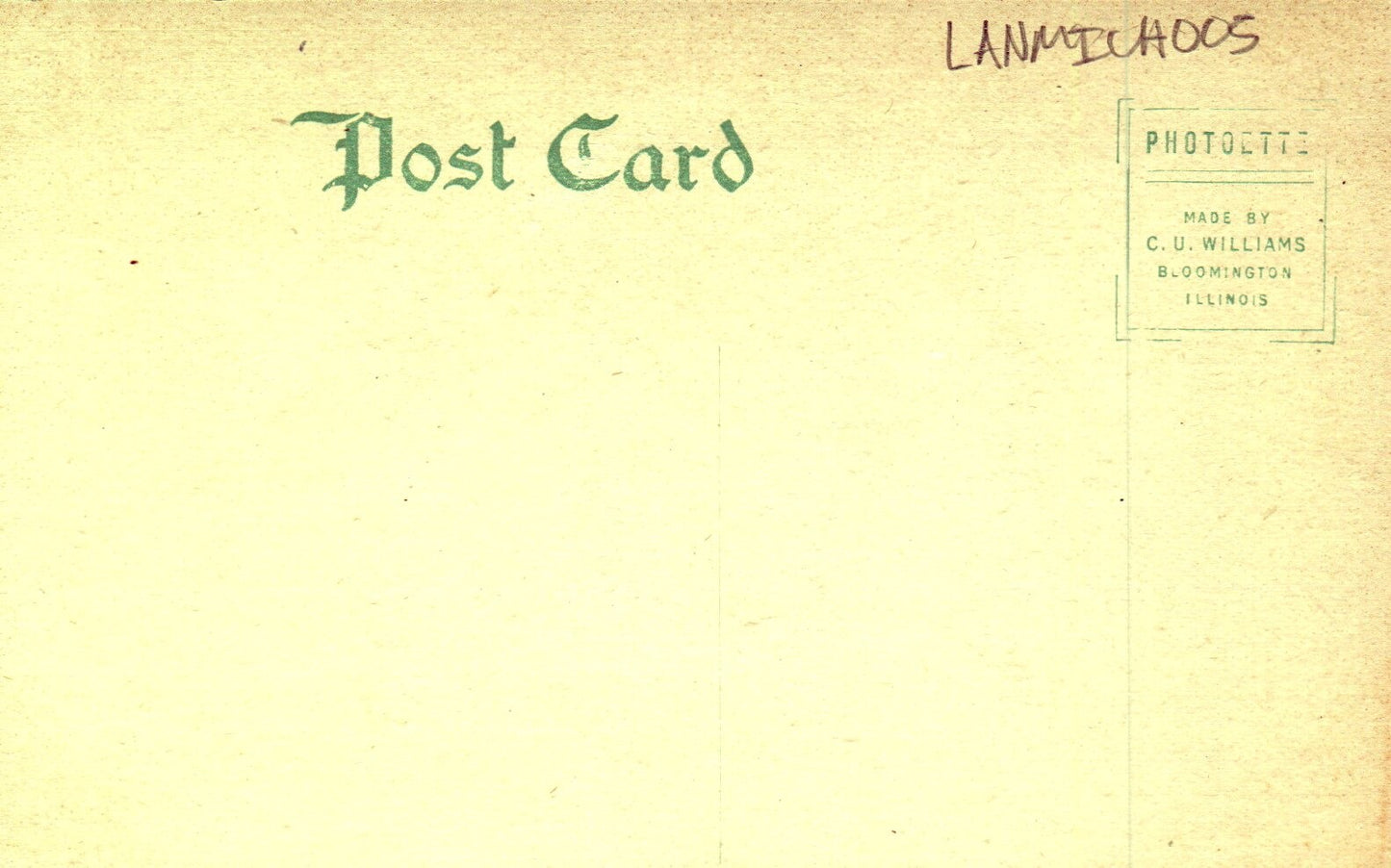 Center View Industrial School for Boys Lansing MI Michigan Mich Postcard 10370