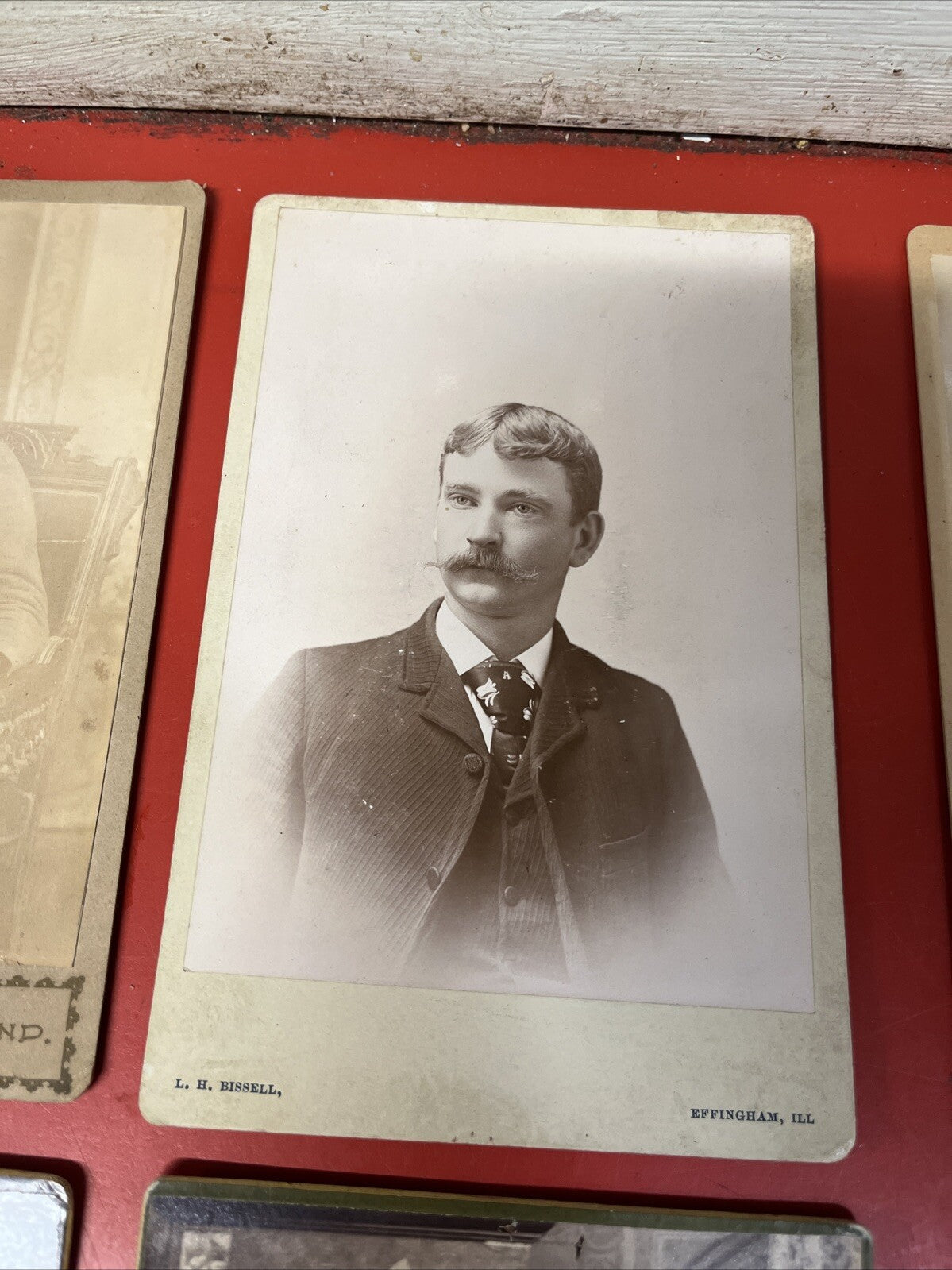 antique cabinet card lot of 6