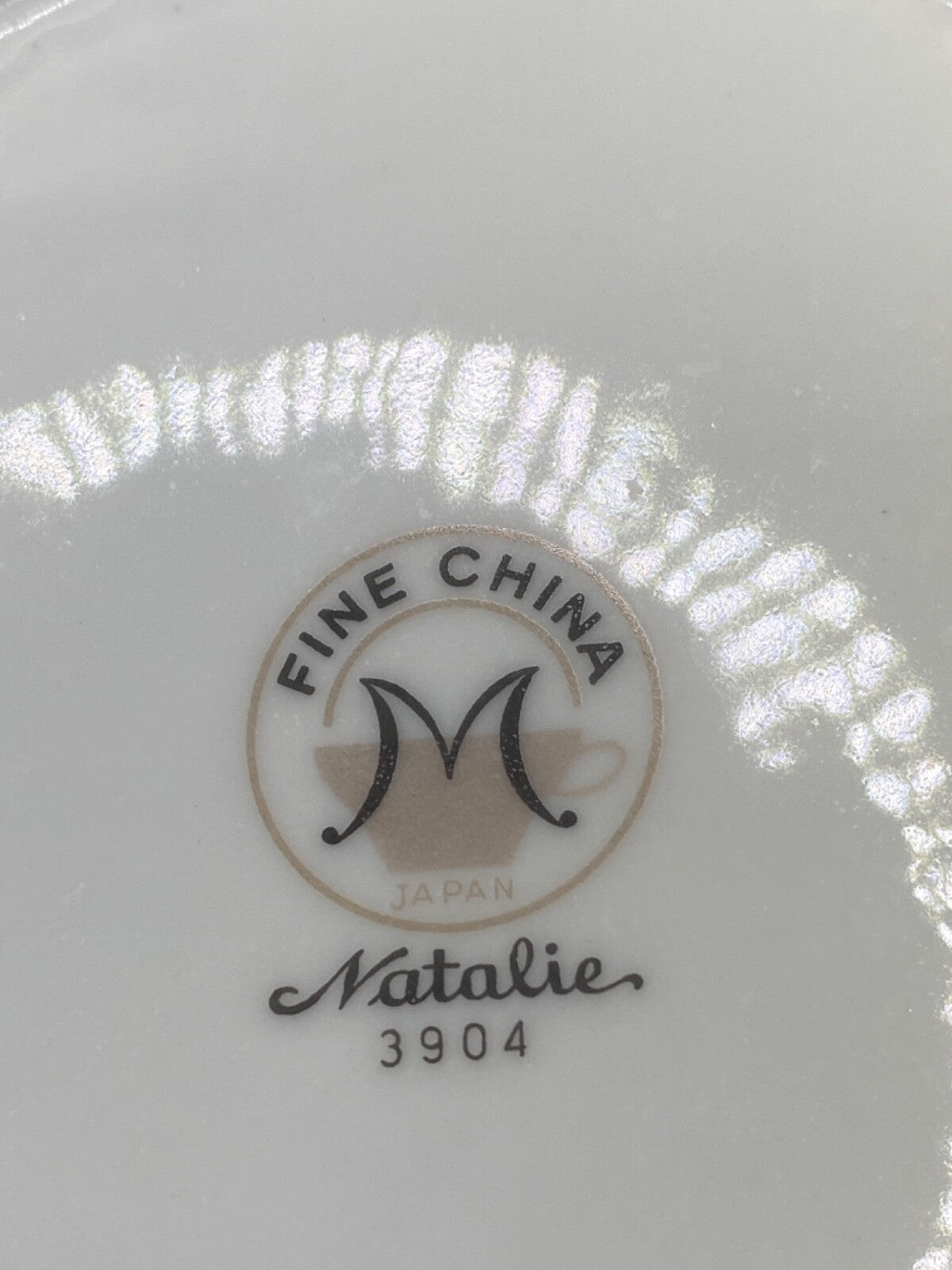 Vintage Soup Bowl Fine China Natalie 3904 Floral Made in Japan 7 7/8" Set of 8