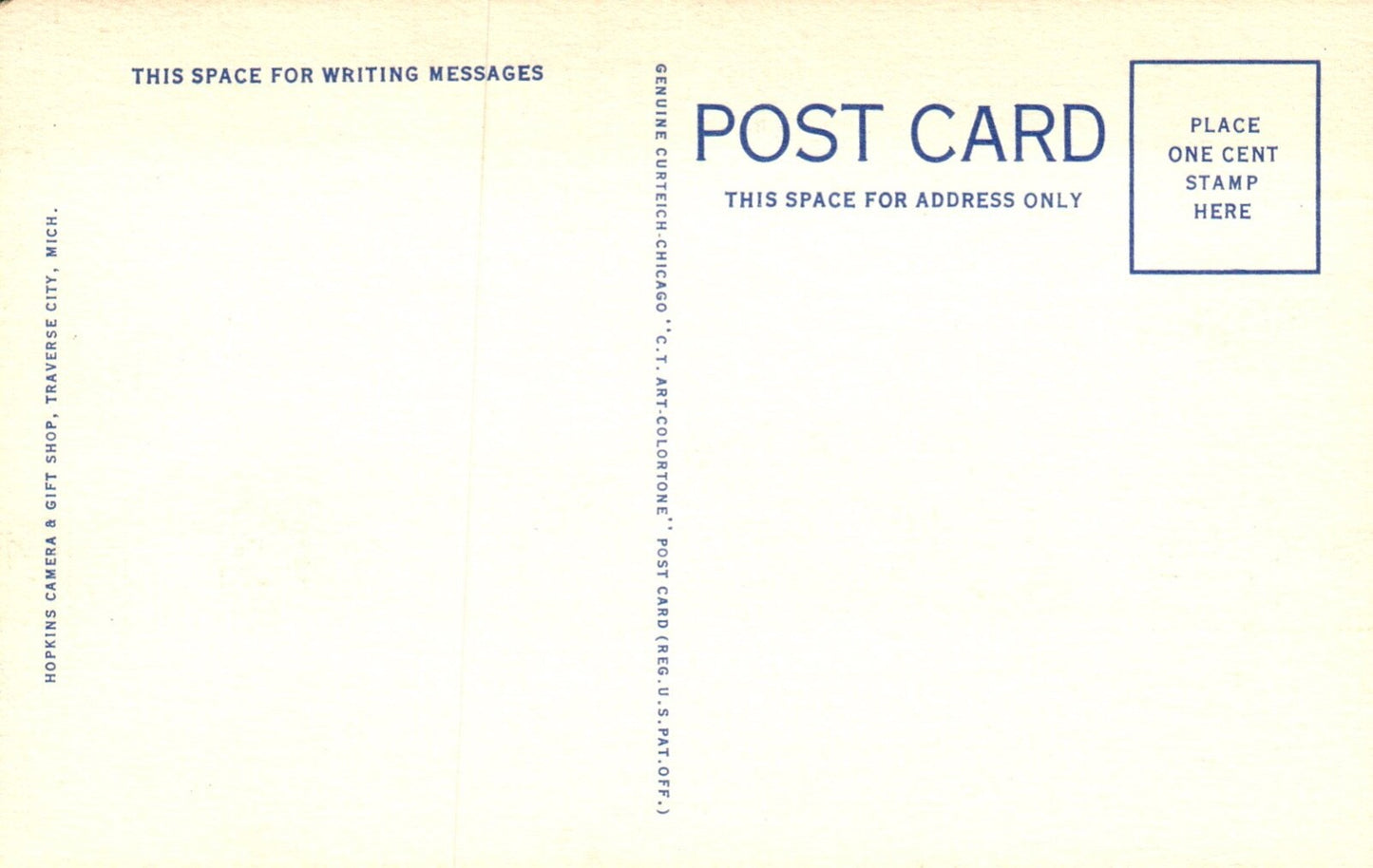 Con Foster Museum Clinch Park Traverse City Michigan MI Postcard