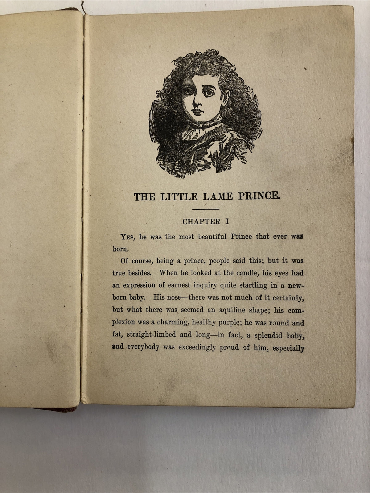 Little Lame Prince book Miss Mulock 1919 Antique