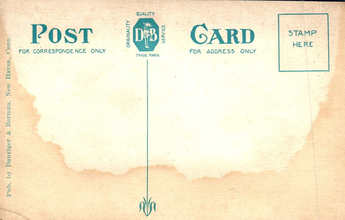 Looking North From Ferry St. Bridge New Haven CT Connecticut Postcard