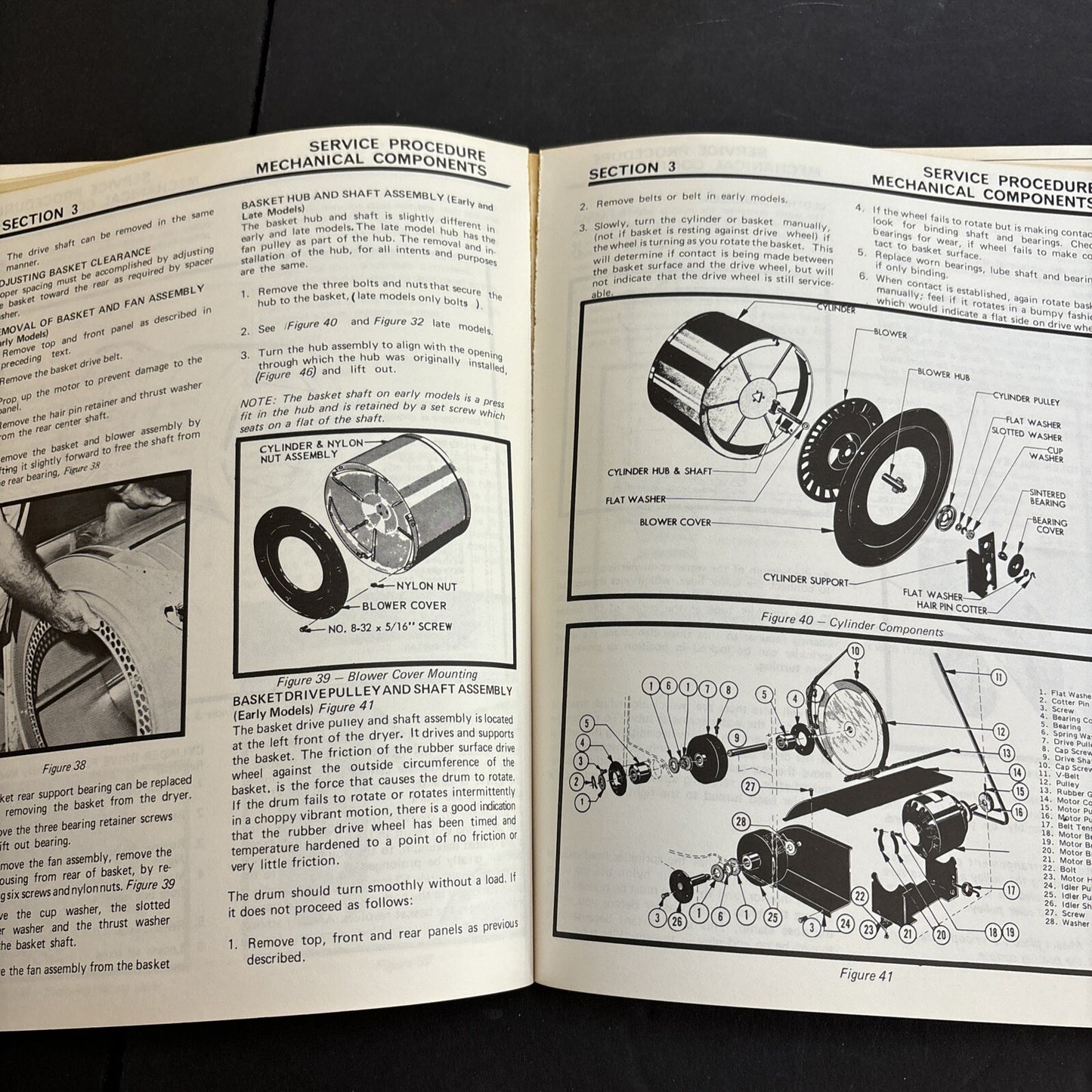 Repair Master Manual Norge Fedders Gas & Electric Dryers No. 8054 c1976
