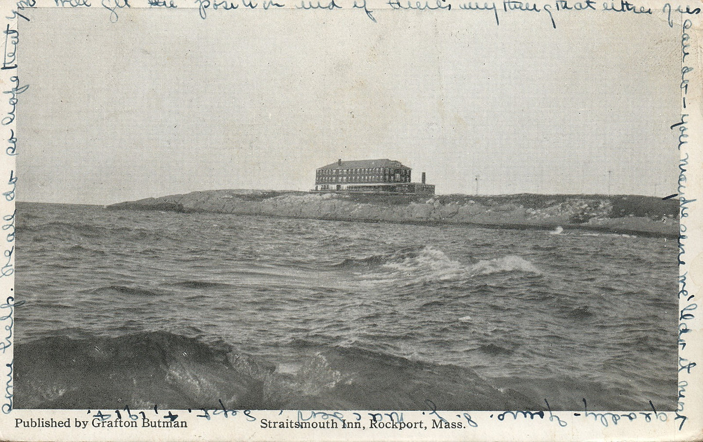Straitsmouth Inn Rockport Mass Vintage Postcard
