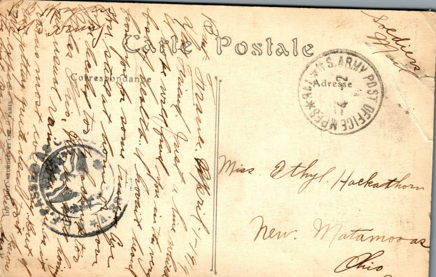 Marine Militaire Le Croiseur de Premier Rang ND photo Ship Postcard