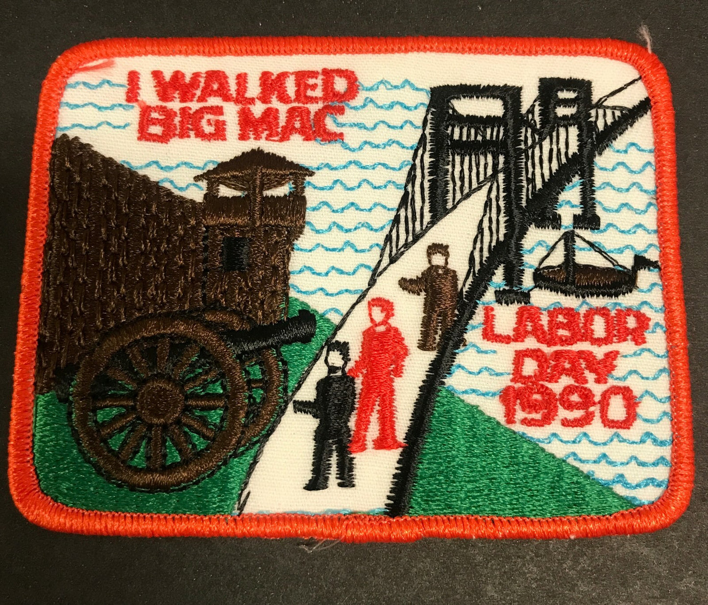 Labor Day 1983 Big Mackinaw Island and Fort Michigan MI Patch