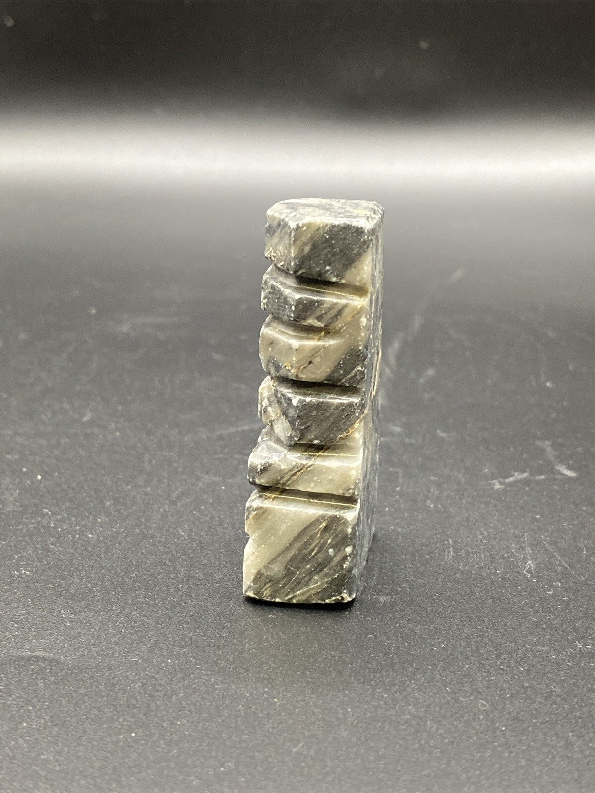 2 1/4" GRAY Marble  Onyx Stone Replacement Bishop Chess Piece GREY