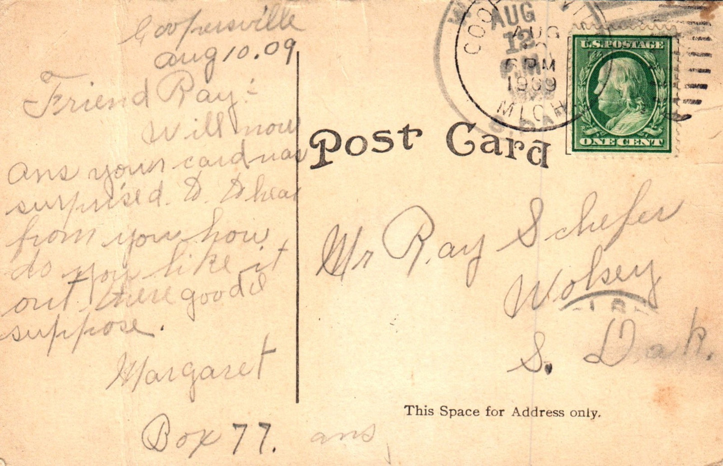 Scene on Grand River Near Coopersville MI Michigan Postcard