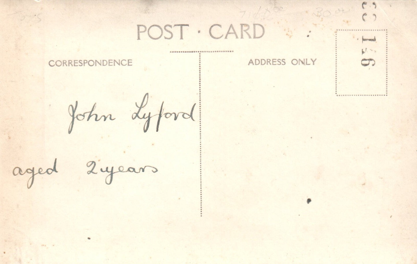 Real Photo of Little Child Playing in a Toy Pedal Car Postcard