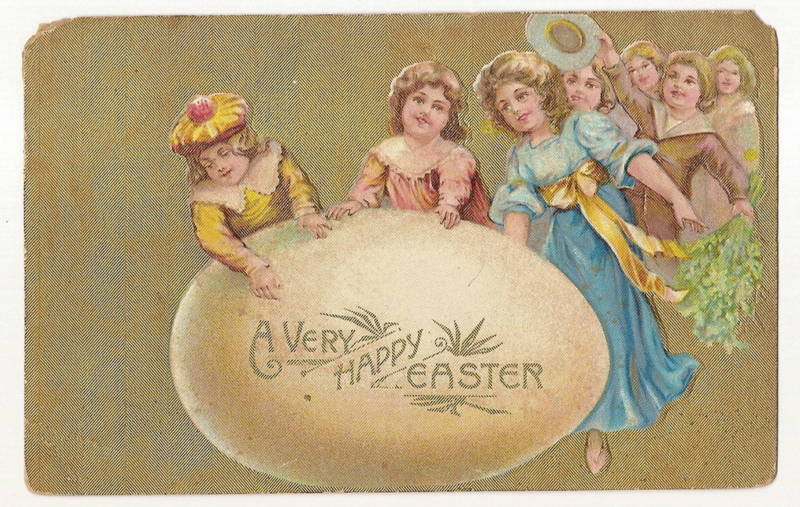 Children Easter Postcard Series 8086