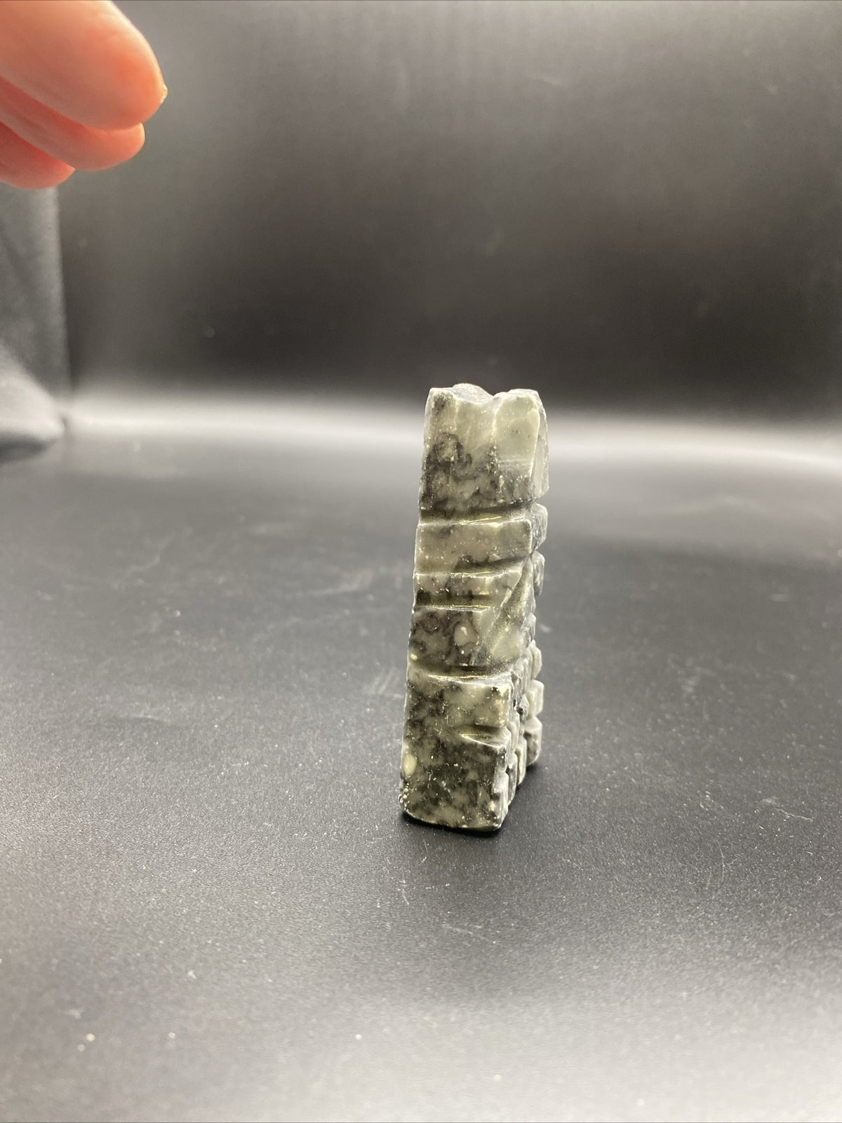 2 1/2" GRAY GREY QUEEN Marble  Onyx Stone Replacement Chess Piece