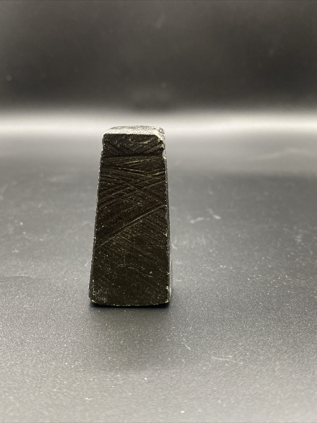 2 1/4" BLACK  Marble  Onyx Stone Replacement Bishop Chess Piece