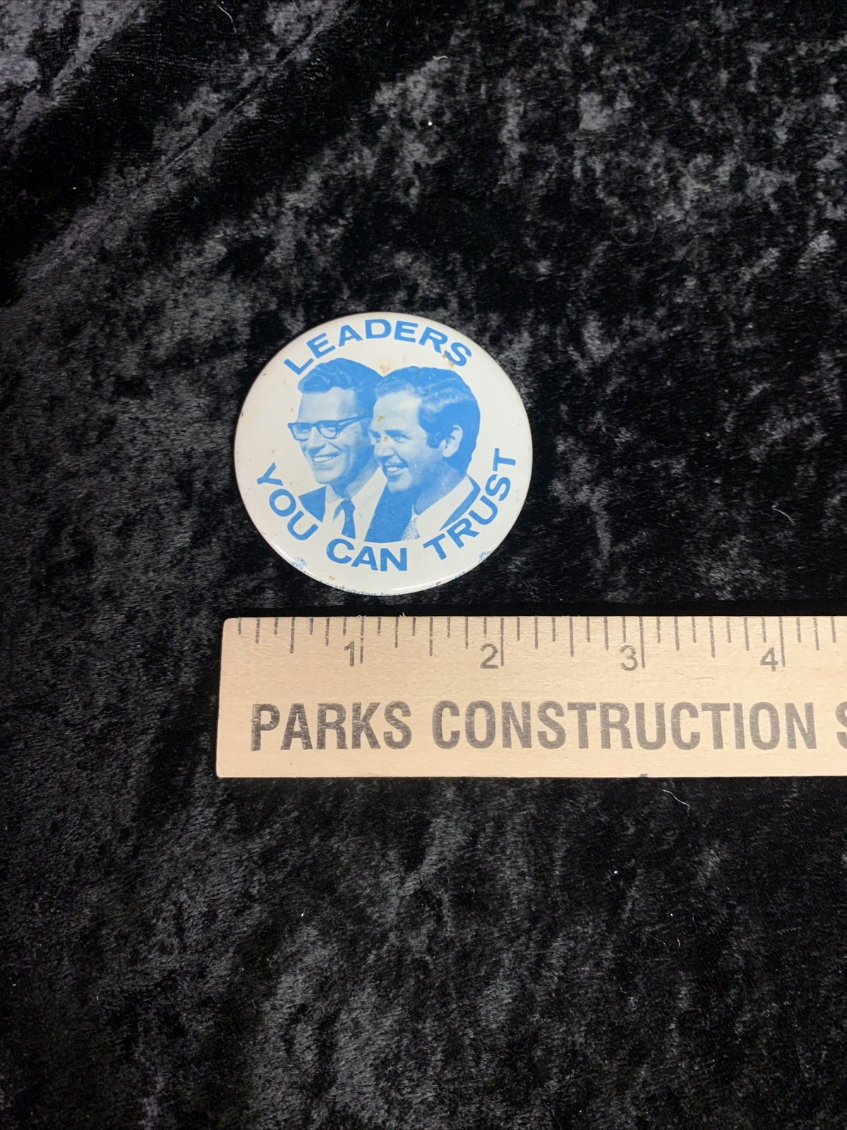 2 Vintage 1940's William Milliken Campaign 2 1/4" Celluloid Pinback