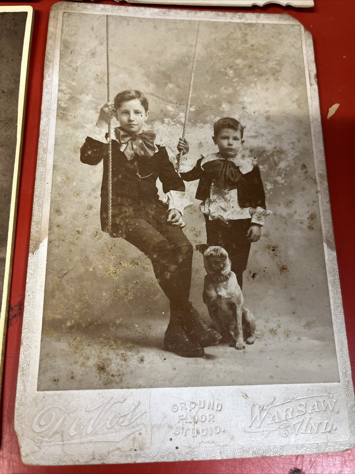 antique cabinet card lot of 6 studios