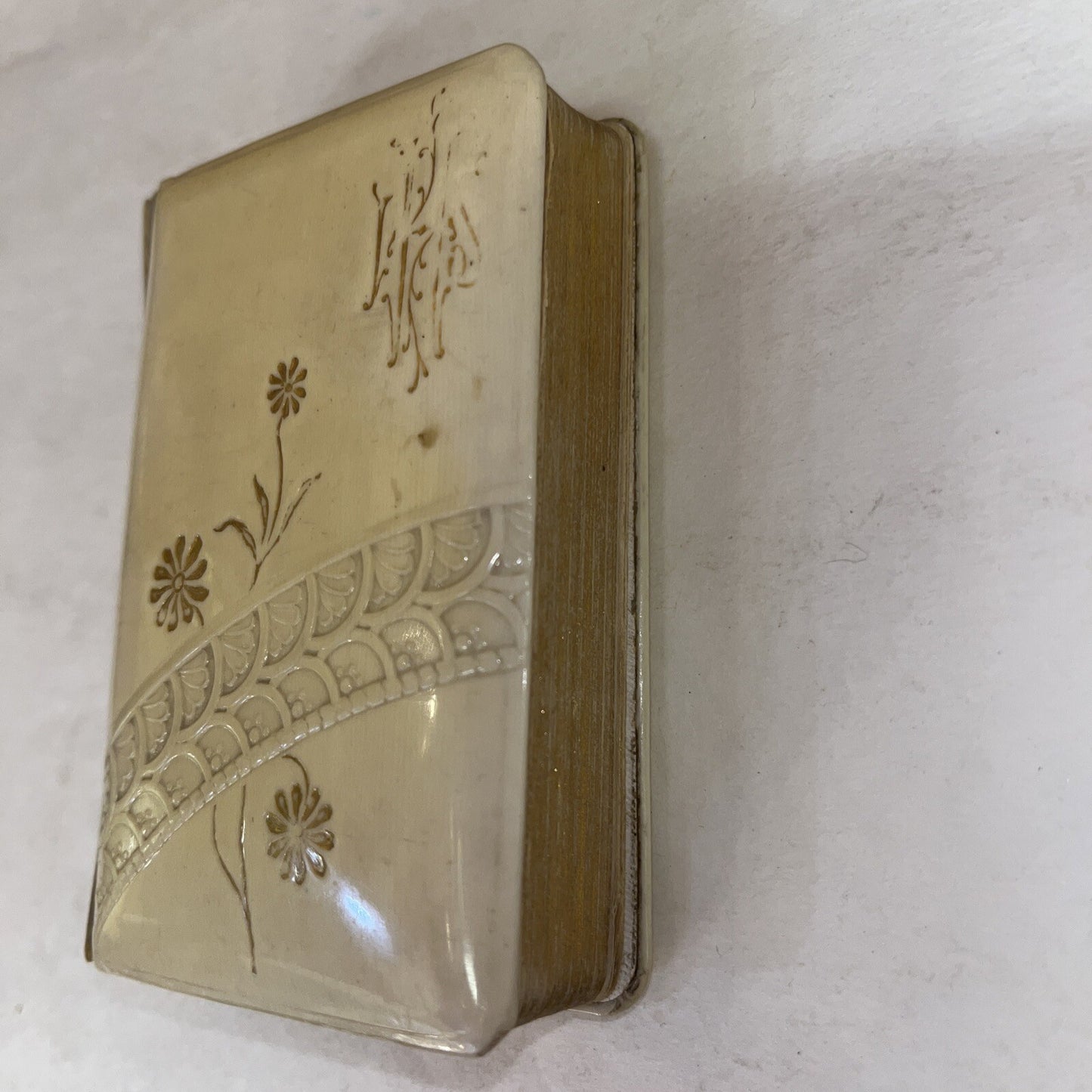 Antique 1903 Little Key of Heaven Collection of Prayers Book Pocket Size Vintage