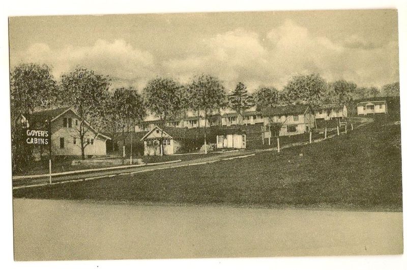 Goyers Modern Cabins Troy NY New York Postcard