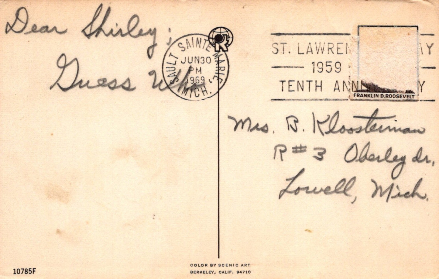 Men on Hunting Trip Too Long Curvy Tree Horse in Lipstick Comic 10785F Postcard