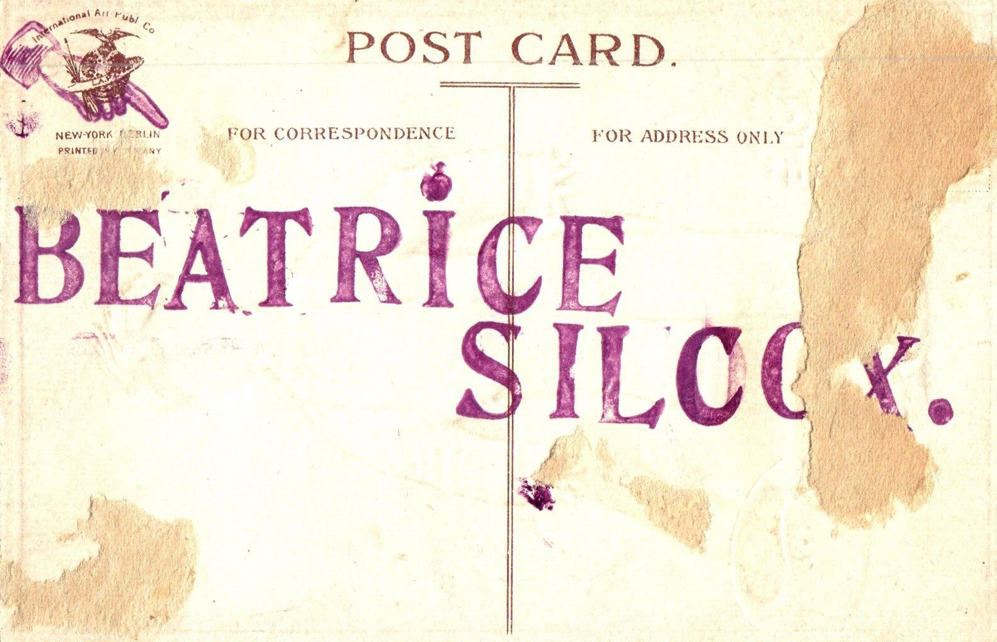 Ellen Clapsaddle Boy In suit I'll bet I win her this time Valentine Postcard