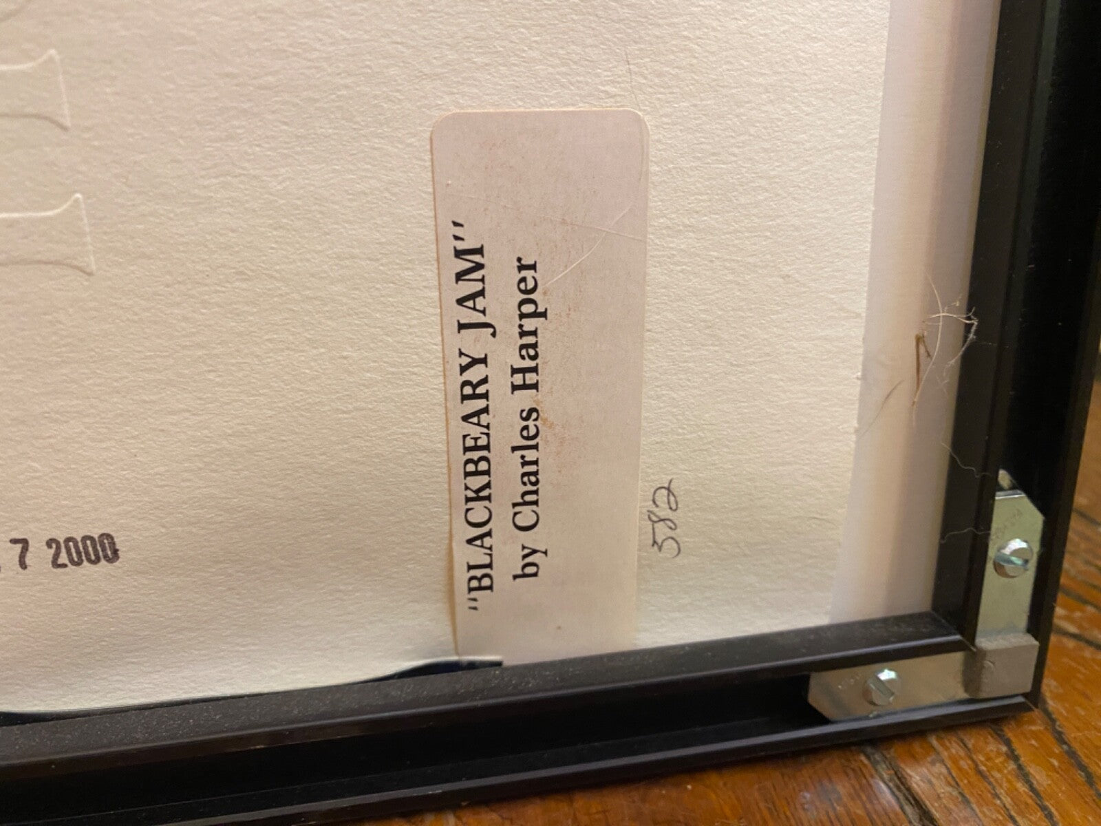 Charley Harper "Blackbeary Jam" Signed & Numbered Framed Serigraph 1984 582/1000