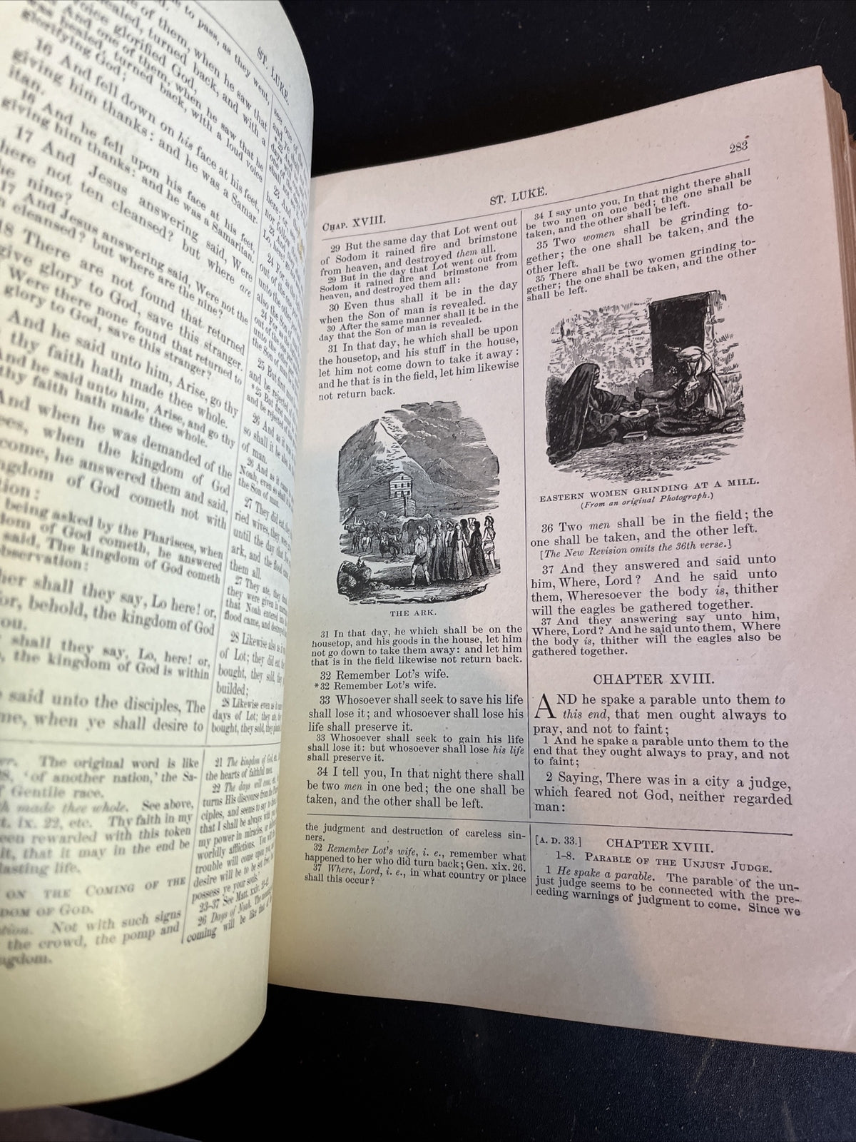 1908 THE STUDENTS BIBLE COMMENTARY Colored Map Antique Old RARE Book